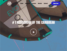 Tablet Screenshot of kiteboardingbonaire.com